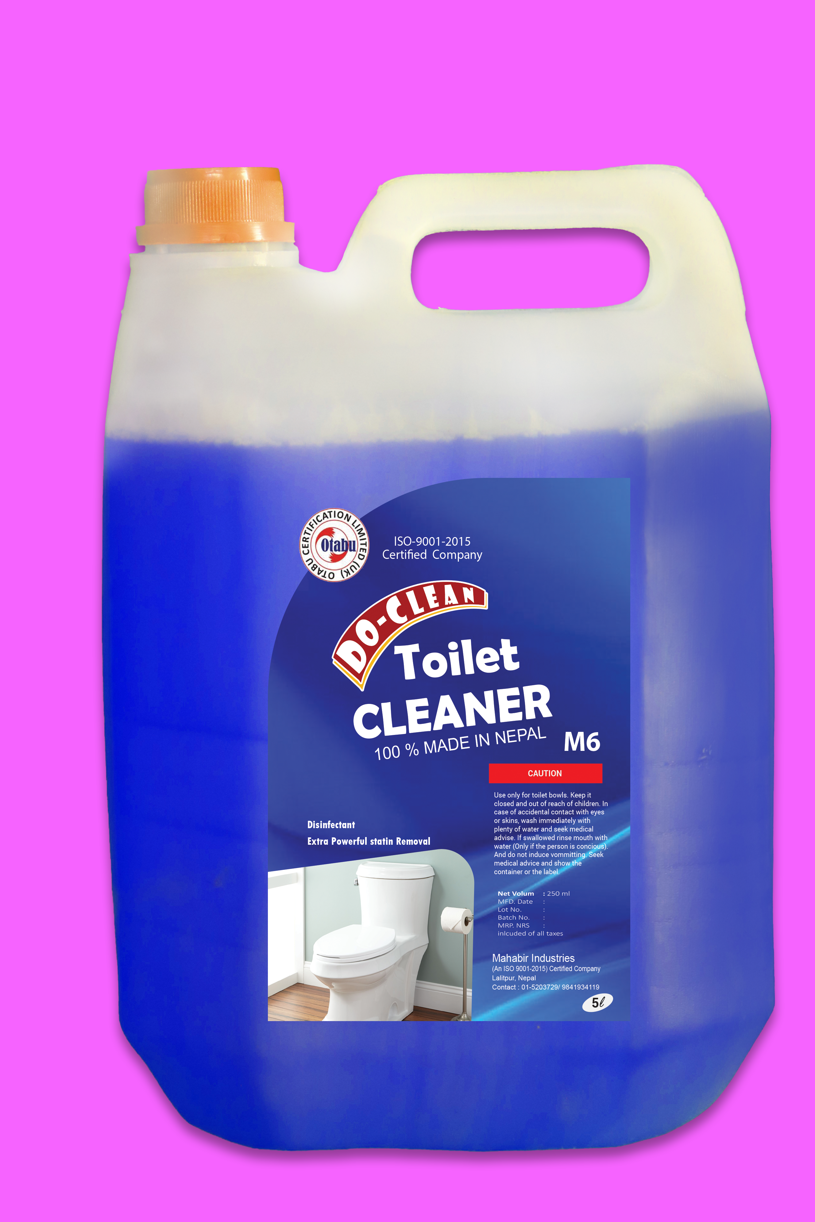 Do-clean toilet cleaner galloon